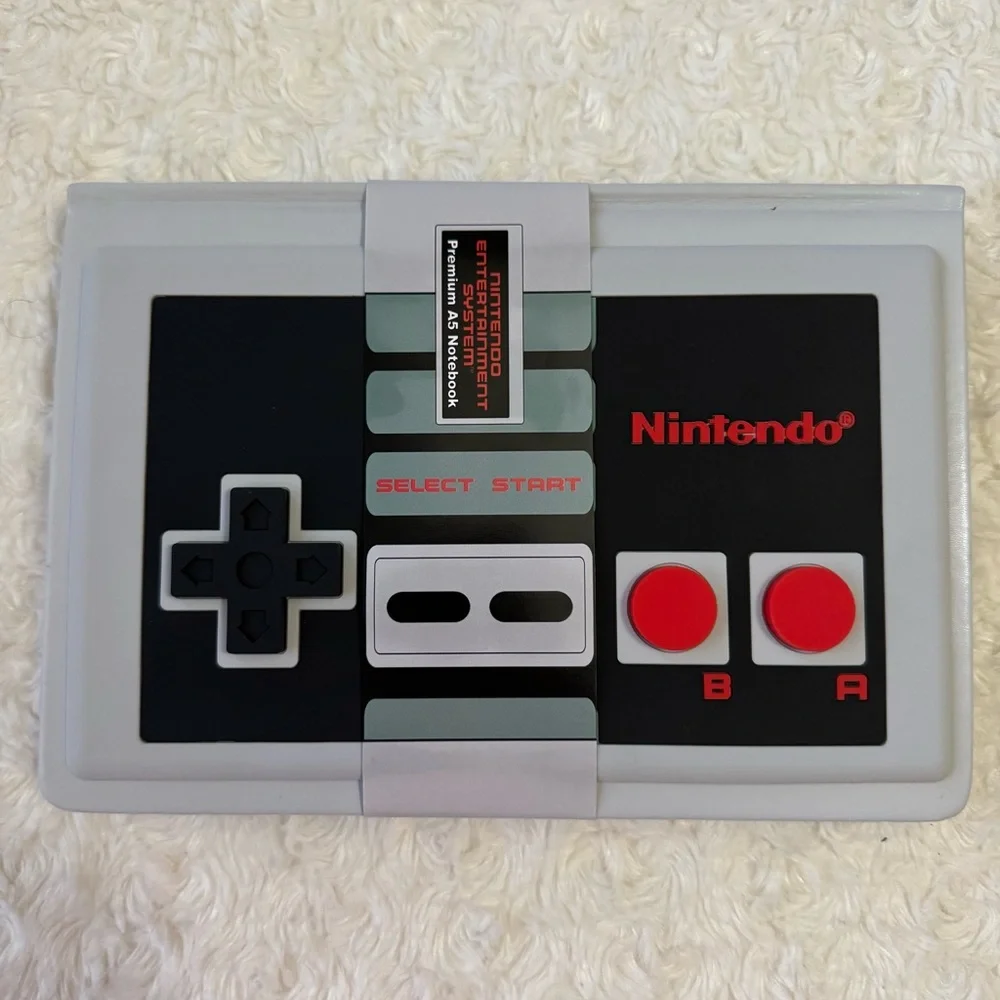 Nintendo NES Controller Notebook - Black, Red, and Gray
